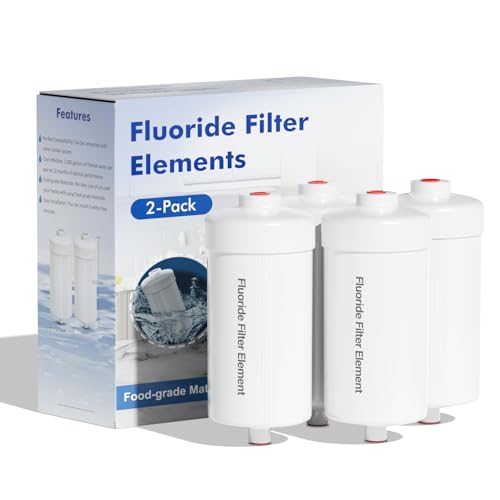 FL-2 5-Stage Fluoride Purification Elements, Replacement for Berlkey® PF-2® Fluoride Filters, Berlkey® and Purewell Gravity Filtration System,Natural filter material (White, 4 Pack, K Series) (2 Count)