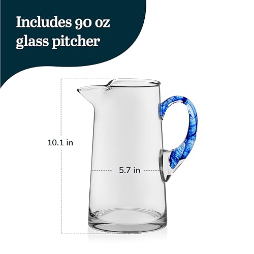 Cabos Glass Water Pitcher