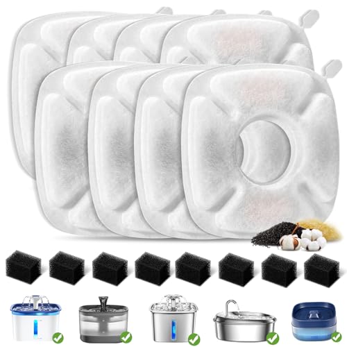 16 Pieces） 8 Pack Replacement Filters & 8 Pack Replacement Pre (16 Count)