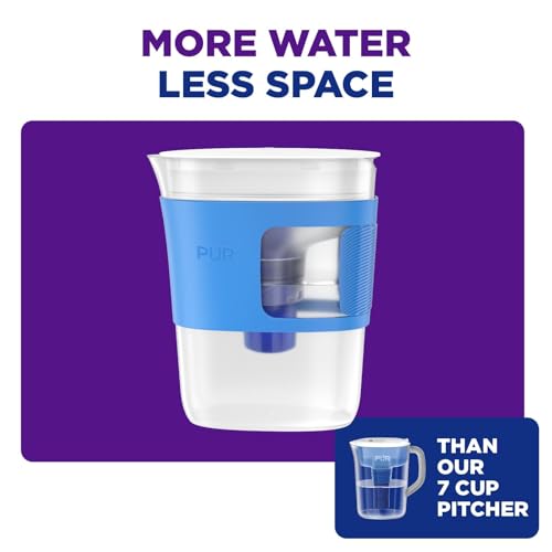 Slim 8 Cup Water Filter Pitcher