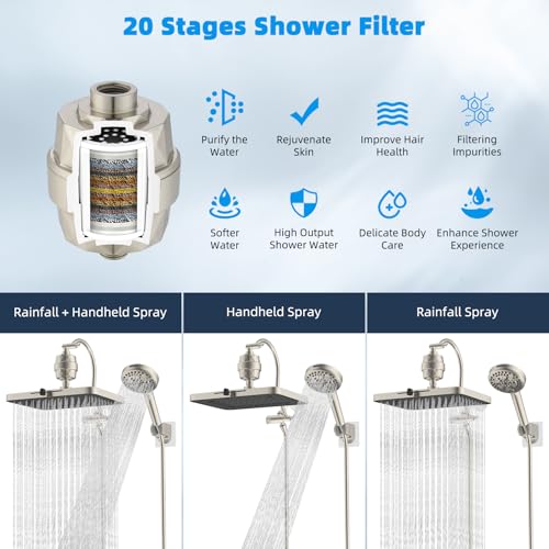13'' Filtered Shower Head with 10