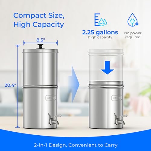 TK AE Gravity Water Filter System