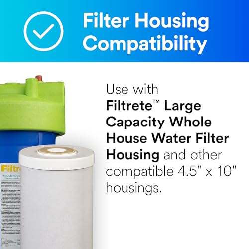 Large Capacity Granulated Activated Carbon Whole House Water Filter 4WH