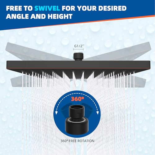 cUPC Certified High Pressure 12'' Shower Head