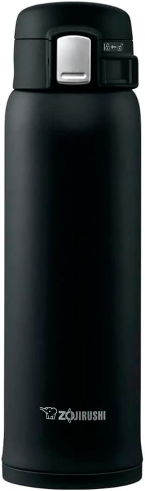 Zojirushi SM-SA48-BA Stainless Steel Vacuum Insulated Mug, 1 Count (Pack of 1), Black