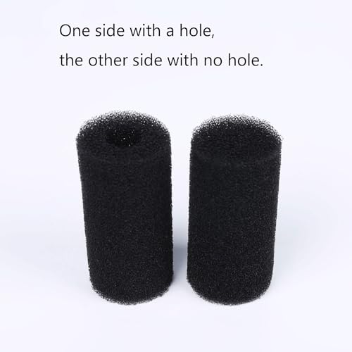 8 Pack Pre Filter Sponge Aquarium Pre Filter Foam Rolls 0.6” Intake Replacement Sponges for Fish Tank Filter Accessories (8 Count)