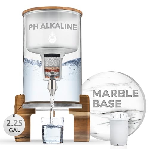 pH Recharge Glass Alkaline Water Filter Dispenser System (36 Count)
