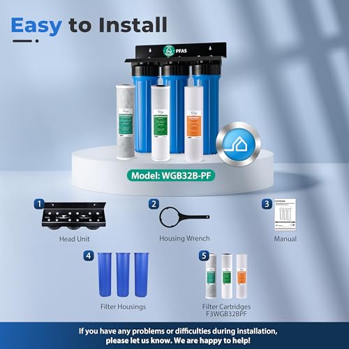 WGB32B PF PFAS Whole House Water Filter System