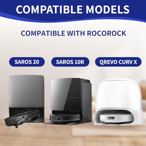 25 Pcs Saros 10R Replacement Accessories Kit Compatible with Roborock (25 Count)