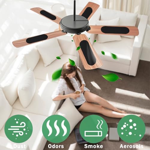 6PCS Ceiling Fan Filters for Blades (6 Count)