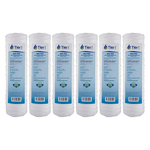5 Micron 2.5" × 10" Fine Sediment Water Filter (6 Count)