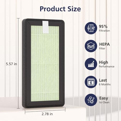 4 Pack HEPA Replacement Filter Compatible with Dr. Brown's All (4 Count)