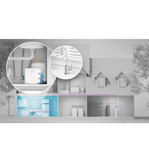 5 Stage Reverse Osmosis Under Sink Water Filtration System with Faucet