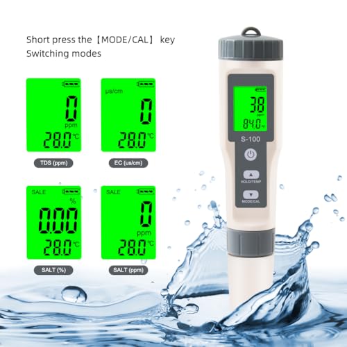 TDS Meter 4 in 1 Water Tester TDS