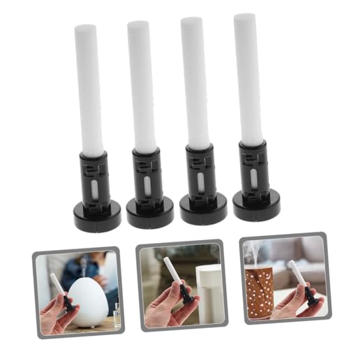 4sets Humidifier Cotton Stick Holder Plastic Base Replacement Wicks Accessories for Portable Humidifier
