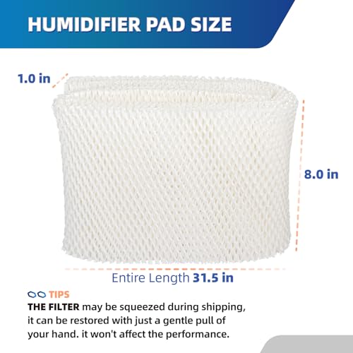 MAF1 Wick humidifier filter Replacement for AirCare Essick Air (2 Count)