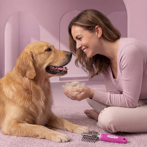 Poodle Dematting Fur Rake Comb Brush for Dogs and Cats