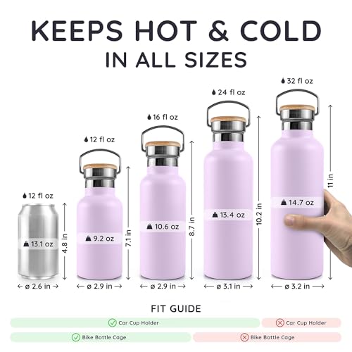 12 oz Insulated Water Bottle