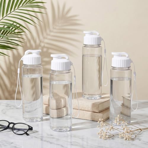 100 Pieces Reusable Plastic Water Bottles Bulk (100 Count)