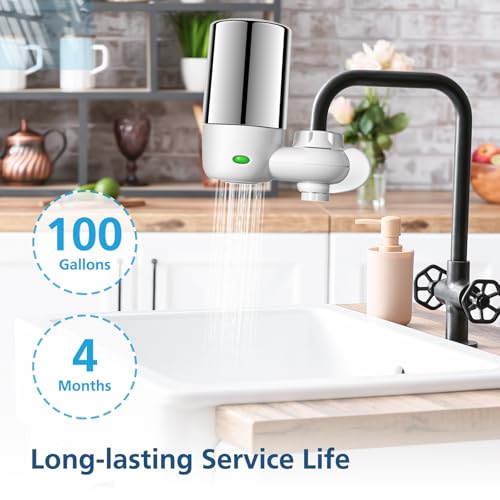 2 Pack Faucet Filter Replacement Compatible with Brita Faucets (2 Count)