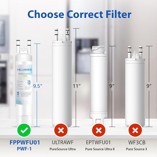 FPPWFU01 EPPWFU01 Water Filter Replacement (3 Count)