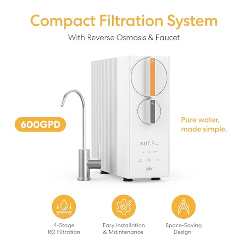 SIMPL Reverse Osmosis Tankless Water Filter System for Clean Drinking Water