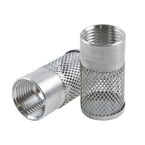 2Pcs 25mm Dia Hose Inlet Suction Strainer Filter