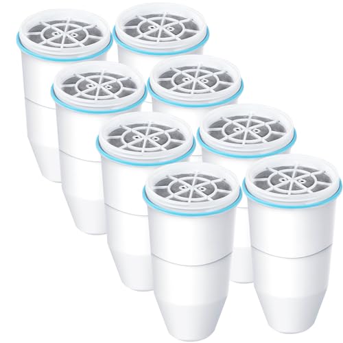 VIPHASES 6 Stage 0 TDS Water Filter Cartridge for Zero Pitchers (11.29 Count)