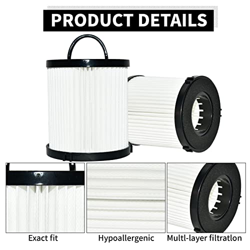Replacement EF6 HEPA Exhaust Filter and Vacuum Dust Cup Filter DCF