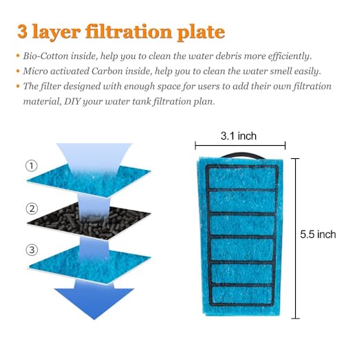 Aquarium Internal Filter 3 to 20 Gallons