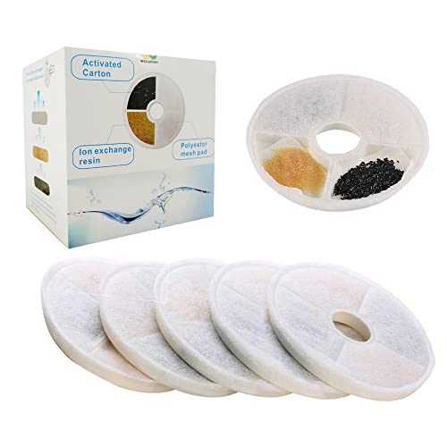 Pack 8 of WECATION Cat Water Fountain Filter for Catit (8 Count)