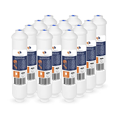 T33 Inline Post Activated Carbon Water Filter for Refrigerator (4 Count)
