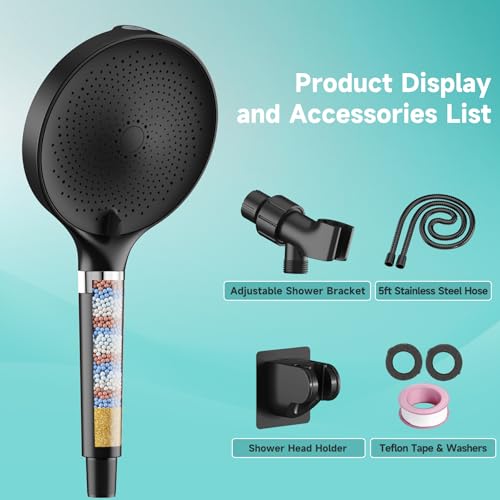 6“ Filtered Shower Head with Handheld