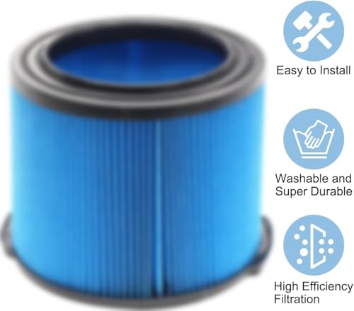 2 Pack VF3500 Replacement Filter for Ridgid Shop Vac 3