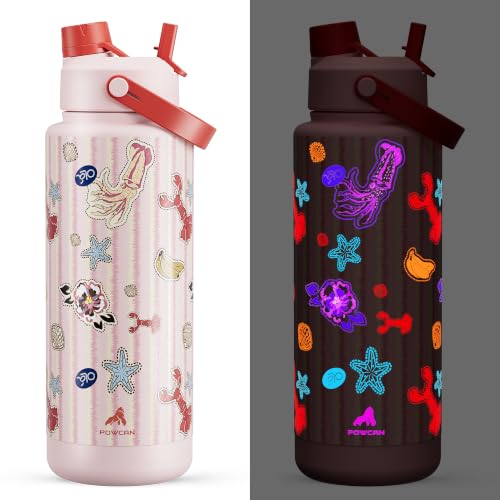 40 oz Insulated Water Bottle with 2