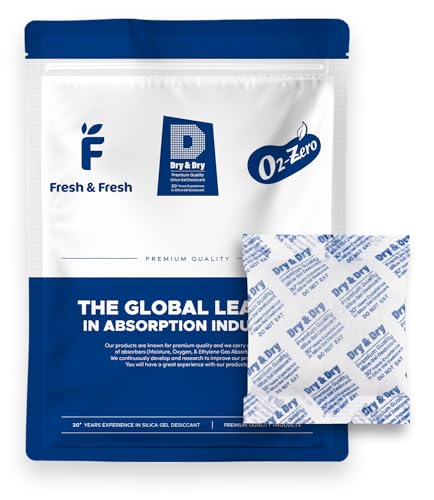 100 Gram [20 Packets] Silica Gel Packets Desiccants
