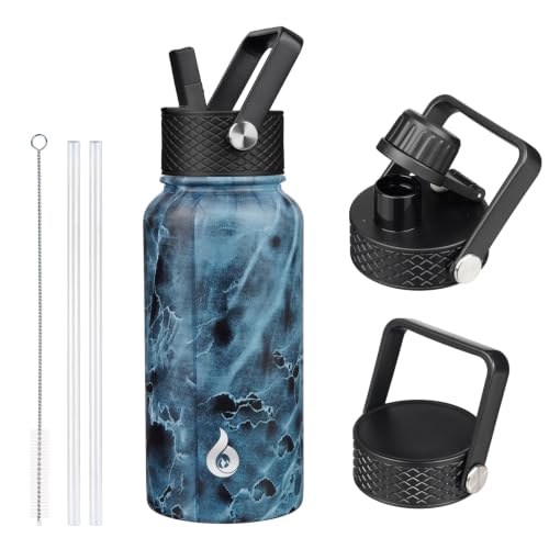 27oz Insulated Water Bottle with Straw Lid