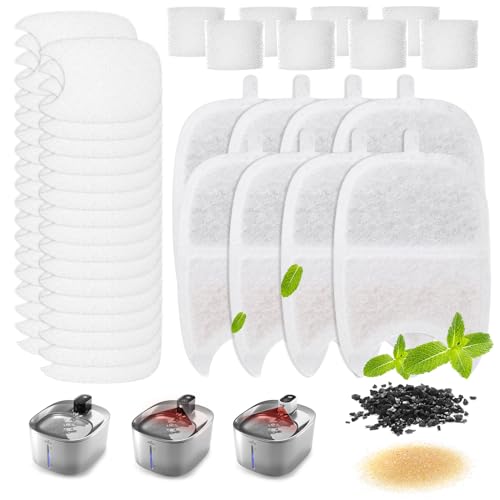 Water Fountain Filters Kits for Runway Stainless Steel Cat Water Fountain