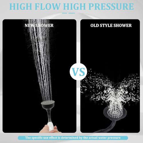 Vintage Handheld Shower Head with 59" Flexible Hose