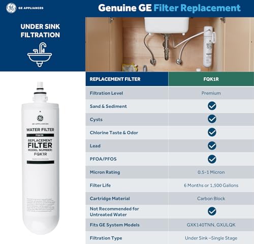 Single Stage Under Sink Water Filtration System