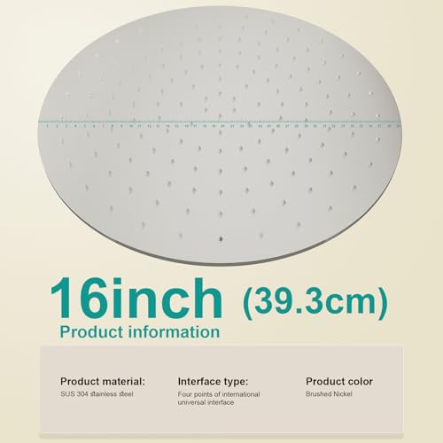 All Metal Rain Shower Head