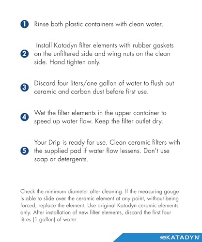 TRK Drip Ceradyn Gravity Water Filter