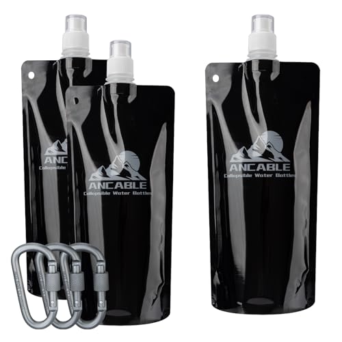 17oz Collapsible Water Bottles (3 Count)