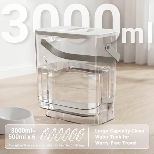 3L Filterless Cat Water Fountain