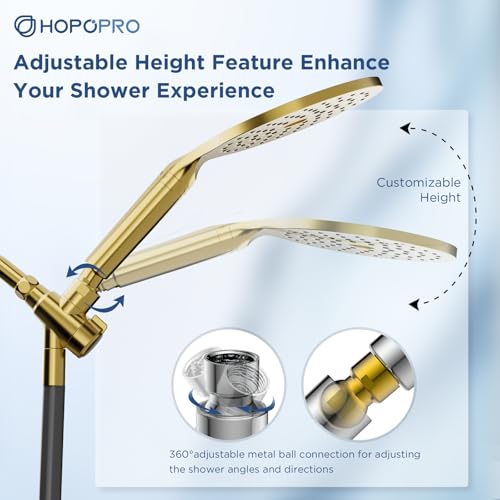Dual Filtered Handheld Shower Heads Combo