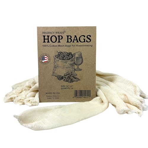 Cotton Brewing Bags for Hops & Grain (10 Count)