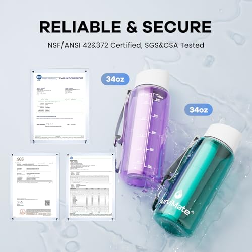 Purified Water Bottle for Camping (2 Count)