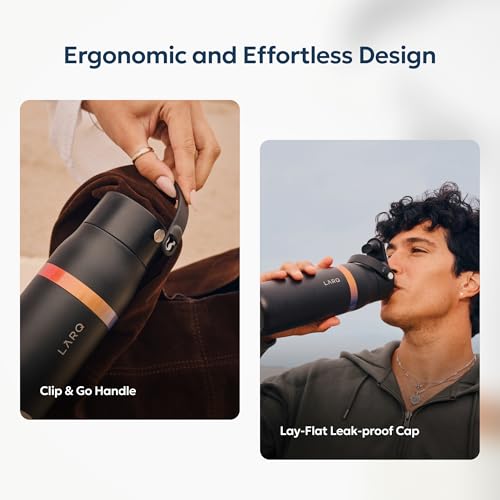 Swig Top Insulated Stainless Steel Water Bottle with Straw and Handle