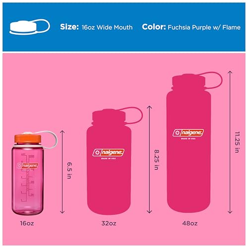 16 oz Wide Mouth Water Bottle