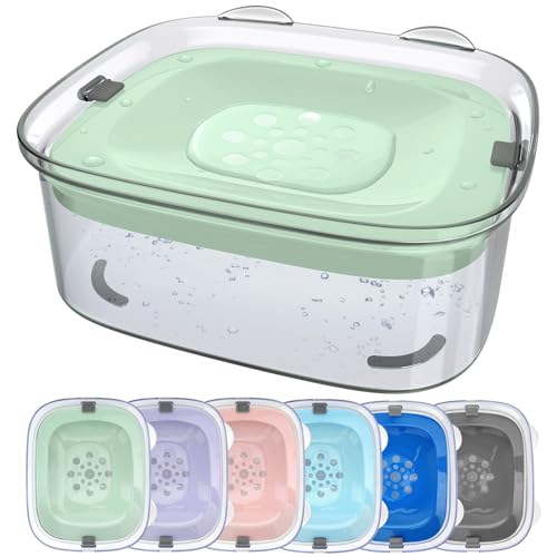 3L No Spill Dog Water Bowl with Slow Drinking Disk